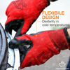 Picture of Superior Winter Work Gloves - Fleece-Lined with Black Tight Grip Palms (Cold Temperatures) SNTAPVC - Size Large
