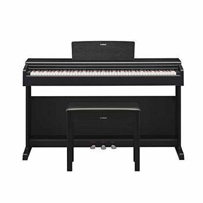Picture of Yamaha YDP144 Arius Series Piano with Bench, Black