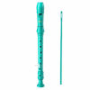 Picture of Eastar ERS-21GSB ABS Soprano Recorder Descant German Style Key of C for Kids with Thumb Rest Fingering Chart Cleaning Rod Cotton Bag, Sky Blue