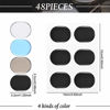 Picture of 48 Pieces Drum Dampeners Gel Pads Silicone Drum Silencers Soft Drum Dampening Gel Pads 4 Colors Drum Mute Pads for Drums Tone Control