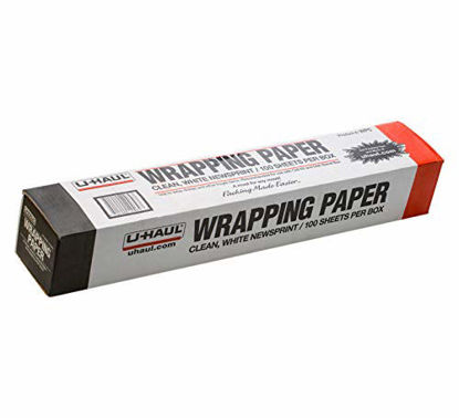 Picture of U-Haul Newsprint Packing Paper for Moving and Shipping - 100 Sheets - 5 lbs. - 24 x 30 Sheets