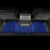 Picture of Universal Fit 3-Piece Set Metallic Design Car Floor Mat-Heavy Duty All Weather with Rubber Backing (Navy Blue)