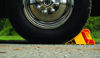 Picture of Camco Super Wheel Chock - Helps Keep Your Trailer in Place So You Can Re-Hitch - (44492) Yellow 1 Pack