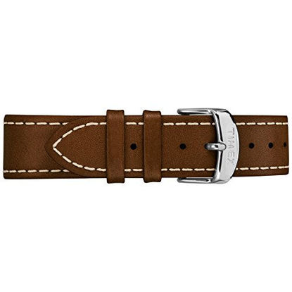 Picture of Timex Men's TW2R42400 Weekender 40mm Brown/Cream Two-Piece Leather Strap Watch