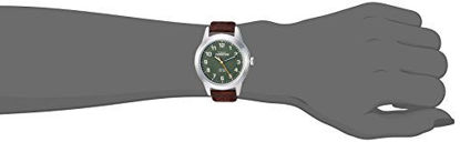 Picture of Timex Women's TW4B12000 Expedition Field Mini Brown/Green Nylon/Leather Strap Watch