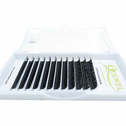 Picture of Eyelash Extension Supplies 0.03 D Curl Length 11mm Best Soft |Optinal Thickness 0.03/0.05/0.07/0.10/0.15/0.20 C/D Curl Single 6-18mm Mix 8-14mm|