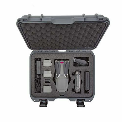 Picture of Nanuk DJI Drone Waterproof Hard Case with Custom Foam Insert for DJI Mavic 2 Pro/Zoom - Graphite