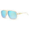 Picture of AEVOGUE Sunglasses For Men Goggle Alloy Frame Brand Designer AE0336 (Gold&Blue, 62)
