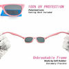 Picture of Kids Polarized Sunglasses TPEE Rubber Flexible Shades for Girls Boys Age 3-10 (Applegreen Frame/Grey Lens)