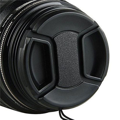 Picture of (5 Packs Bundle) 67MM Front Lens Filter Snap On Pinch Cap, 67 mm Protector Cover for DSLR SLR Camera Lense