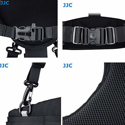 Picture of JJC Ergonomic Vest Style Design Adjustable Photography Utility Belt, Wrist Belt, Accessory Belt, Speed Belt, for Carrying Gear Bag Case, Lens Pouch, Flash Accessories, Belt Components, D-Ring