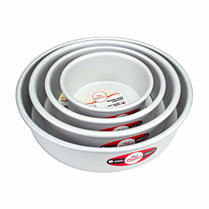 Picture of Cake Pan Set of 4, Round 3 Inches Even (6 to 12 Inches) by Fat Daddio's