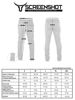Picture of SCREENSHOTBRAND-P11853 Mens Hip Hop Premium Slim Fit Track Pants - Athletic Jogger Rose Embroidery Bottom with Taping-BK/WH-Small