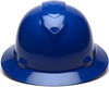 Picture of Pyramex Ridgeline Full Brim Hard Hat, 4-Point Ratchet Suspension, Blue