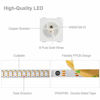 Picture of BTF-LIGHTING WS2812B RGB 5050SMD Individual Addressable 3.3FT 144(2X72) Pixels/m Flexible White PCB Full Color LED Pixel Strip Dream Color IP65 Waterproof Making LED Screen, LED Wall, etc Only DC5V