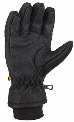 Picture of Carhartt Men's WP Waterproof Insulated Glove, Black/Grey, Small