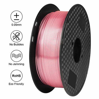 TTYT3D Shine Silk Turquoise Blue PLA 3D Printer Filament 1.75mm 3D Printing Material 1kg 2.2lbs Spool with One Bottle of 3D Print Tool Extra Gift 