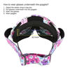 Picture of Pink Motocross Motorcycle Goggles Dirt Bike ATV Racing Mx Goggles for Men Women Youth Kids (C42)