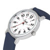 Picture of Speidel Scrub Watch for Medical Professionals with Navy Silicone Rubber Band - Easy to Read Timepiece with Red Second Hand, Military Time for Nurses, Doctors, Surgeons, EMT Workers, Students and More