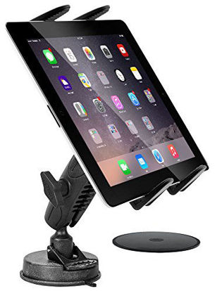 Picture of ARKON Sticky Suction Tablet Mount for Apple iPad Air 2 iPad Pro iPad 4 3 Galaxy Tablets Retail Black