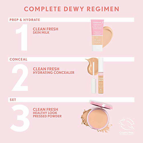Picture of Covergirl Clean Fresh Pressed Powder, Tan, 0.35 Oz