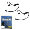 Picture of Pack of 2 FBI Style Black Twist On Replacement Acoustic Tube for Two-Way Radio Headsets by MaximalPower