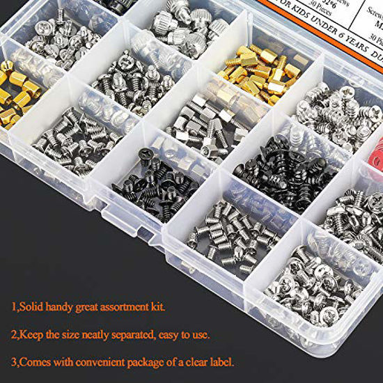 GetUSCart HELIFOUNER 450 Pieces Computer Standoffs Spacer Screws