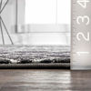 Picture of nuLOOM Moroccan Blythe Runner Rug, 2 feet 8 inch x 8 feet, black