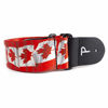 Picture of Perris Leathers The Flag Collection Polyester Guitar Strap, 2 inches Wide, Adjustable Length 39 to 58 inches, Canada Flag