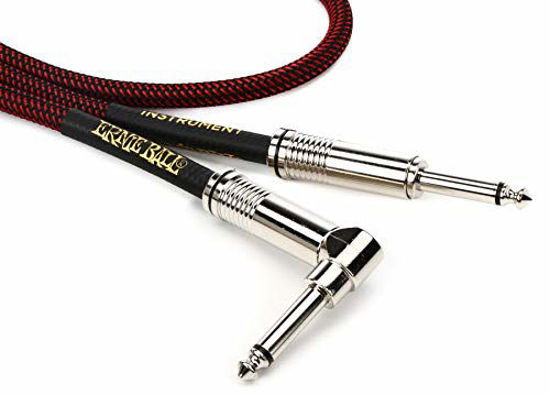 Picture of Ernie Ball Instrument Cable, Red/Black, 25 ft