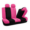 Picture of FH Group FB030PINK115 full seat cover (Side Airbag Compatible with Split Bench Pink)
