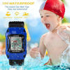Picture of LGYNTO Kids Watches Boys Waterproof Sports Digital LED Wristwatches 7 Colors Flashing Car Shape Wrist Watches for Children,for Age 3-10 (Blue)