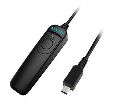 Picture of AODELAN RS-O6 Shutter Release Cable Remote Shutter for OM-D E-M1, E-M5, E-M10; Evolt E400, E410, E420, E450, E510, E520, E620; EM-1, E-P5; Pen E-P2, E-P3, E-PL2, E-PL3, E-P5, E-PL5 Replaces RM-UC1