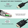 Picture of DisplayPort to VGA Adapter, Benfei DP DisplayPort to VGA 10 Feet Cable Male to Male Gold-Plated Cord Compatible for Lenovo, Dell, HP, ASUS and Other Brand
