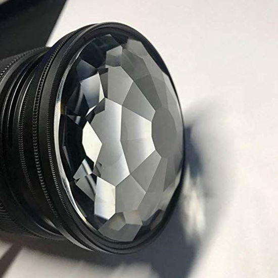 Picture of Camera Glass Filter Colorful Glass Prism 77mm Kaleidoscope Prism Changeable Number of Subjects Camera Photography Accessories (77mm)