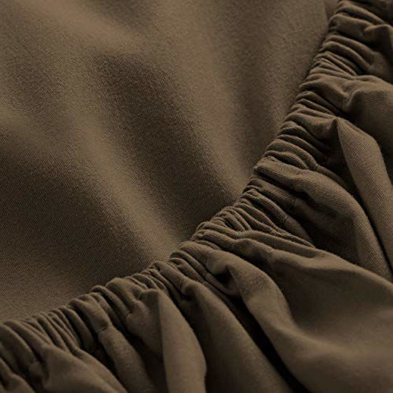 Picture of Bare Home Split King Sheet Set - 1800 Ultra-Soft Microfiber Bed Sheets - Double Brushed Breathable Bedding - Hypoallergenic - Wrinkle Resistant - Deep Pocket (Split King, Cocoa)