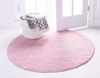 Picture of Unique Loom Trellis Frieze Collection Lattice Moroccan Geometric Modern Pink Round Rug (8' 0 x 8' 0)