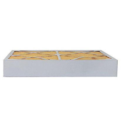 Picture of FilterBuy 20x30x4 MERV 11 Pleated AC Furnace Air Filter, (Pack of 2 Filters), 20x30x4 - Gold