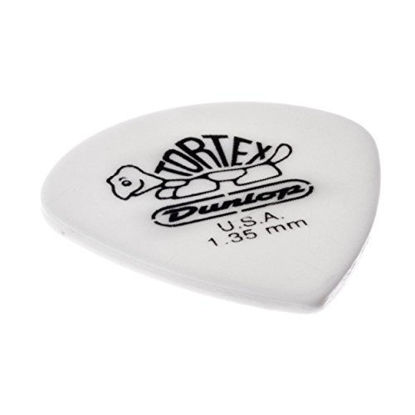 Picture of Dunlop 478R1.35 Tortex White Jazz III, 1.35mm, 72/Bag