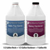 Picture of Clear Table Top Epoxy Resin Coating for Wood Tabletop - 1 Gallon Kit