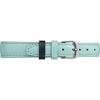 Picture of Timex Women's TW2R62900 Easy Reader 30mm Blue/Silver-Tone Leather Strap Watch