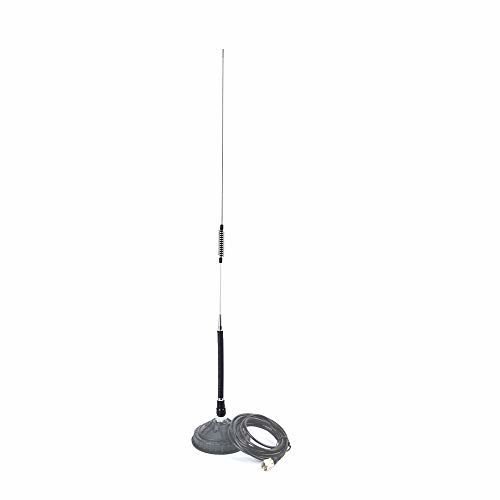 GetUSCart UAYESOK 27MHz Mobile CB Radio Antenna 40.5inches Stainless Steel Whip Long Antenna