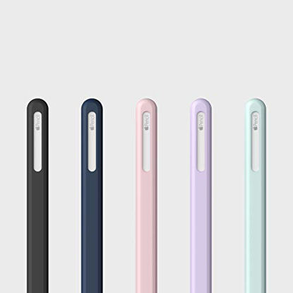 Picture of UPPERCASE Designs NimbleSleeve Premium Silicone Case Holder Protective Cover Sleeve Compatible with iPad Apple Pencil 2nd Generation Only (Midnight blue)