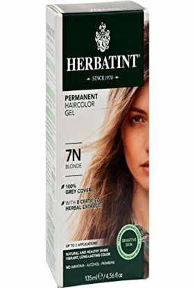 Picture of Herbatint Permanent Haircolor Gel, 7N Blonde, 4.56 fl oz (135 ml)