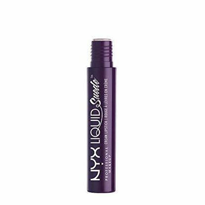 Picture of NYX PROFESSIONAL MAKEUP Liquid Suede Cream Lipstick - Subversive Socialite, Wine Purple