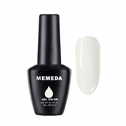 Picture of MEMEDA Nail Gel Polish Spring Summer Nail Art Colors Nude Milky UV LED Soak Off Clear Nail Gel Kit