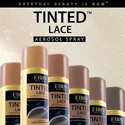 Picture of EBIN NEW YORK Tinted Lace Aerosol Spray - Medium Brown