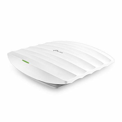 Picture of TP-Link Omada N300 Ceiling Mount Wireless Access Point | PoE Powered | SDN Cloud Access & Omada app for Easy Management (EAP115)