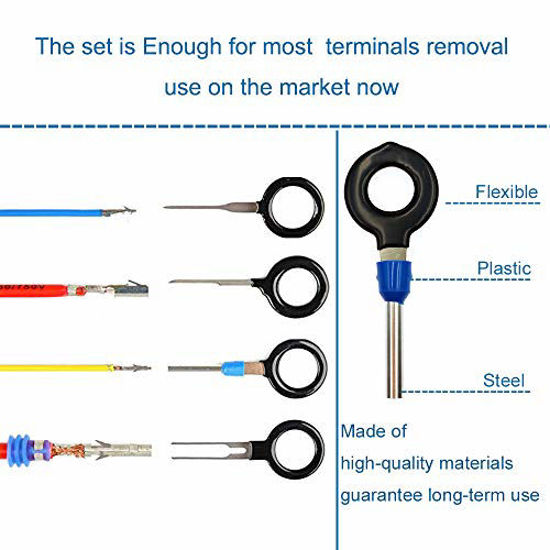 Terminal Ejector Kit Removal Key Tool Pin Auto Wire Remover Connector Extractor* 