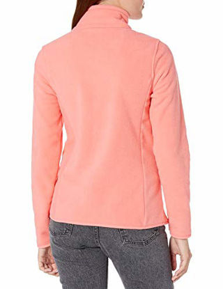 Picture of Amazon Essentials Women's Classic Fit Long-Sleeve Full-Zip Polar Soft Fleece Jacket, Bright Coral, XX-Large